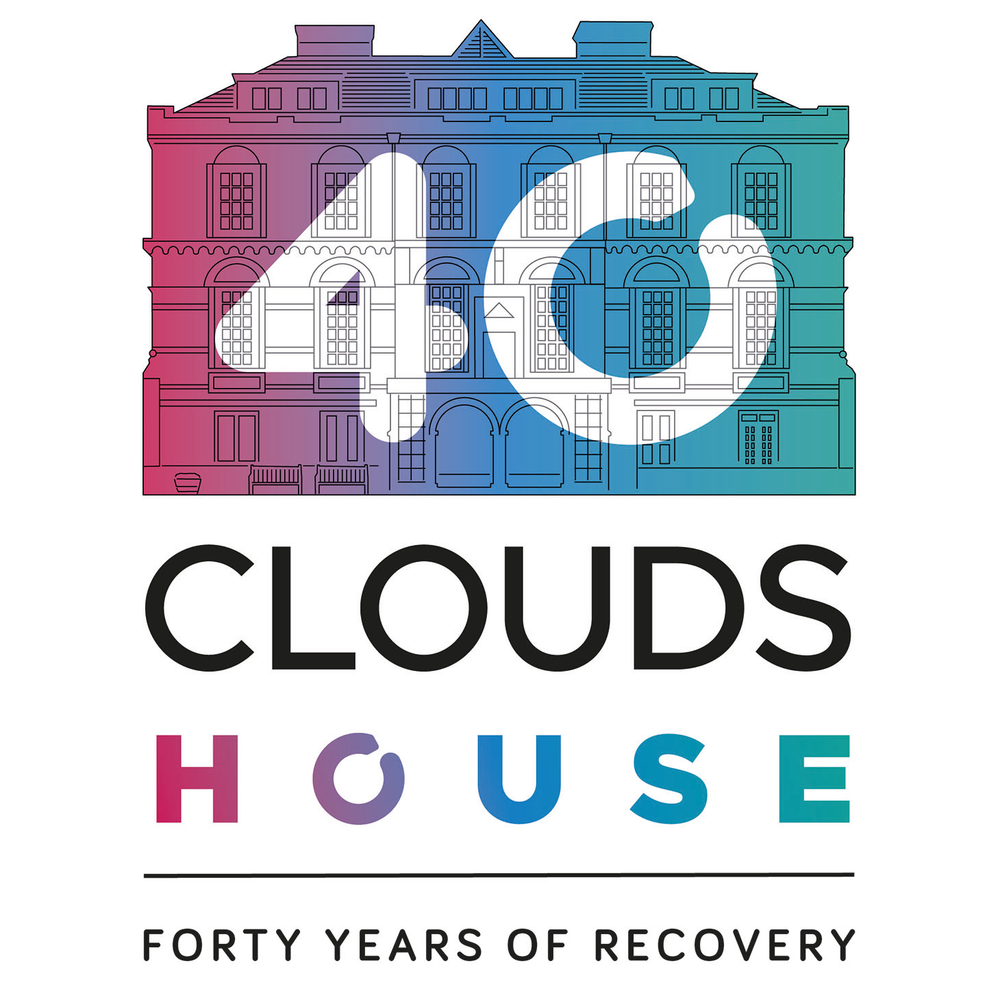 Clouds House 40th Logo